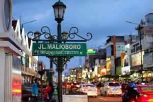 Jalan Malioboro di kota Jogja