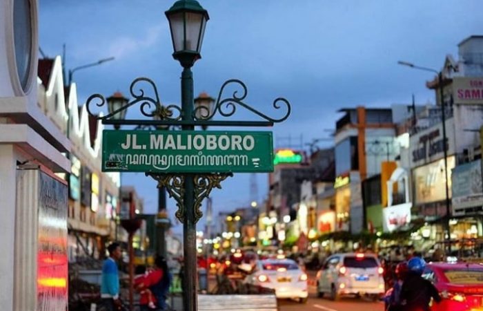 Jalan Malioboro di kota Jogja